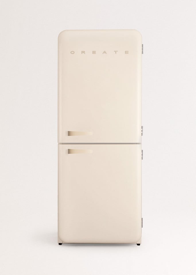 FRIDGE RETRO COMBI - Retro Style Combi Refrigerator 401L, gallery image 2