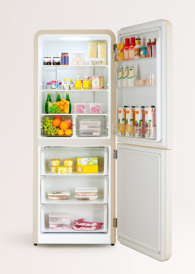 FRIDGE RETRO COMBI - Retro Style Combi Refrigerator 401L, gallery image 5