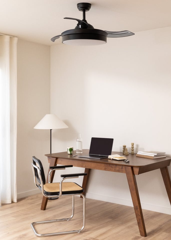 WIND CLEAR - Ceiling fan 40W silent retractable blades with LED light various sizes
, gallery image 3