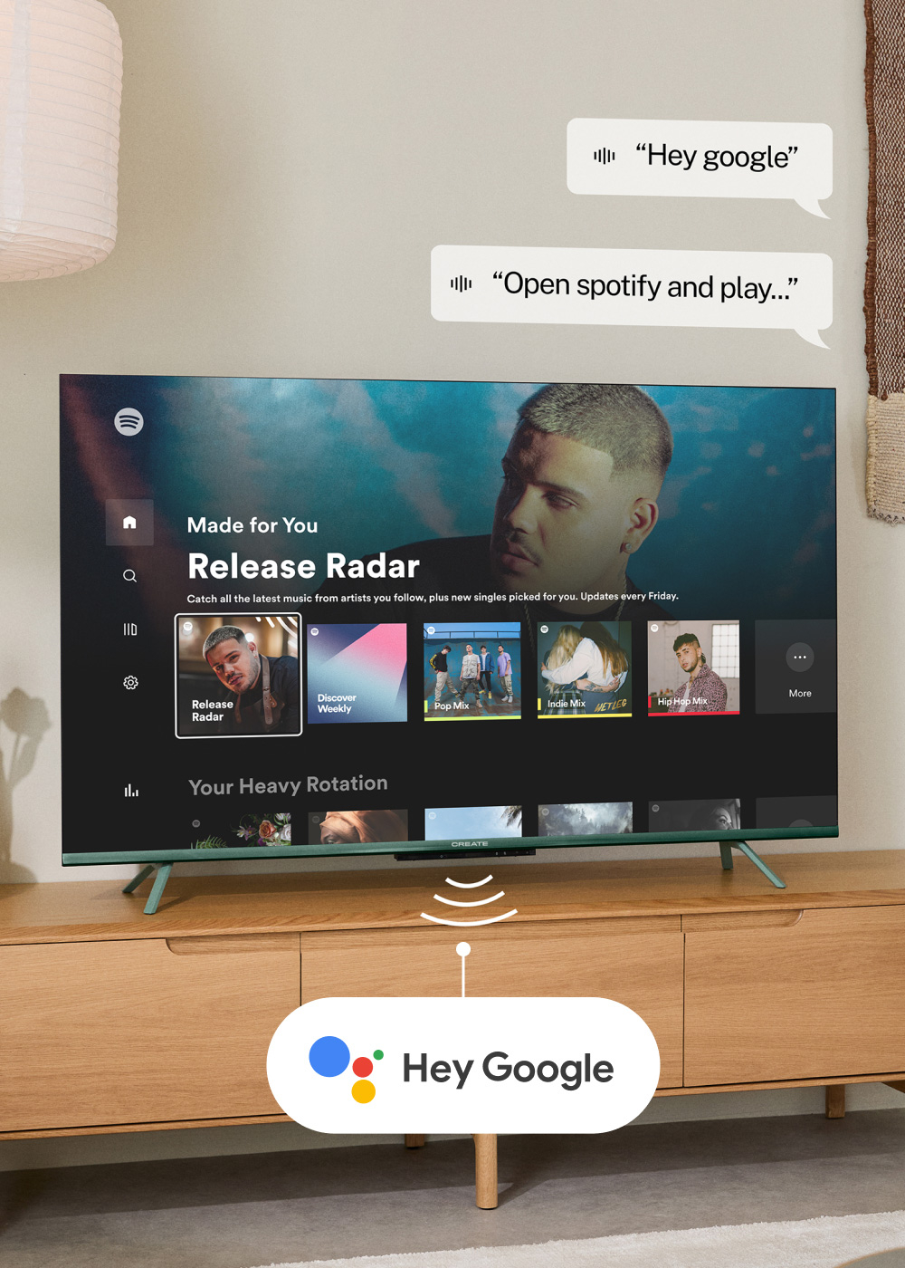 Best Tv Non Reflective Screen QLED 4K Smart TV with anti-reflective screen and color frame - TV COLOR