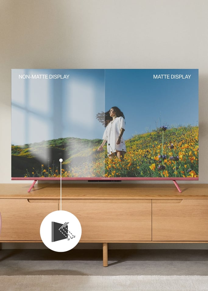 TV COLOR STUDIO - QLED 4K Smart TV with anti-reflective screen and color frame, gallery image 3