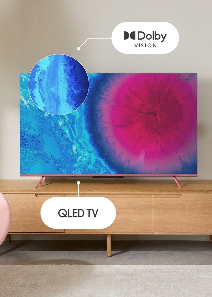 TV COLOR STUDIO - QLED 4K Smart TV with anti-reflective screen and color frame, gallery image 8