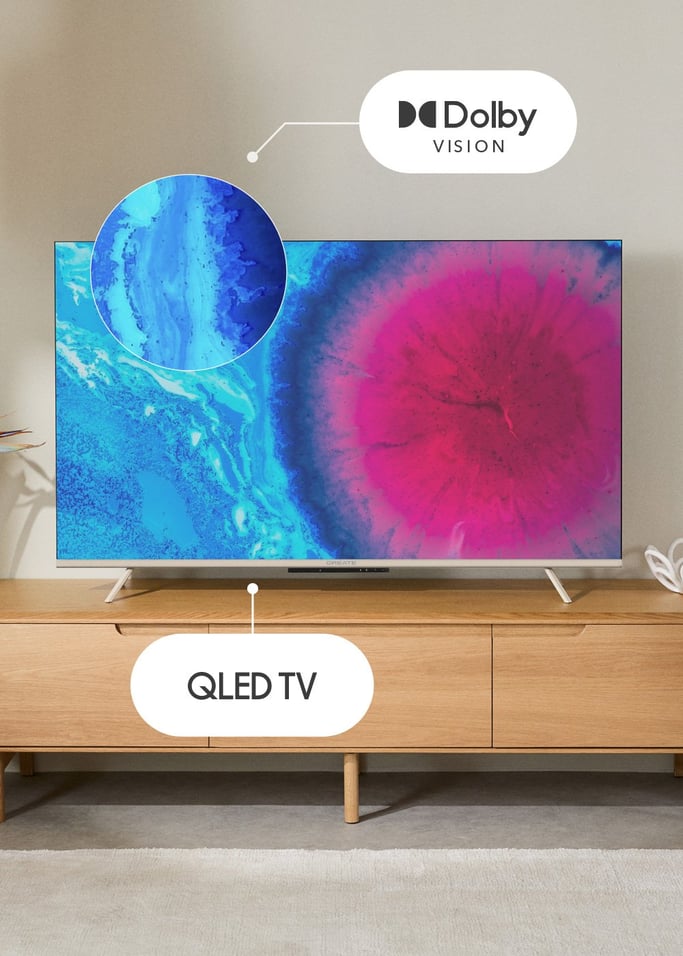 Best Tv Non Reflective Screen TV COLOR STUDIO - QLED 4K Smart TV with anti-reflective screen and