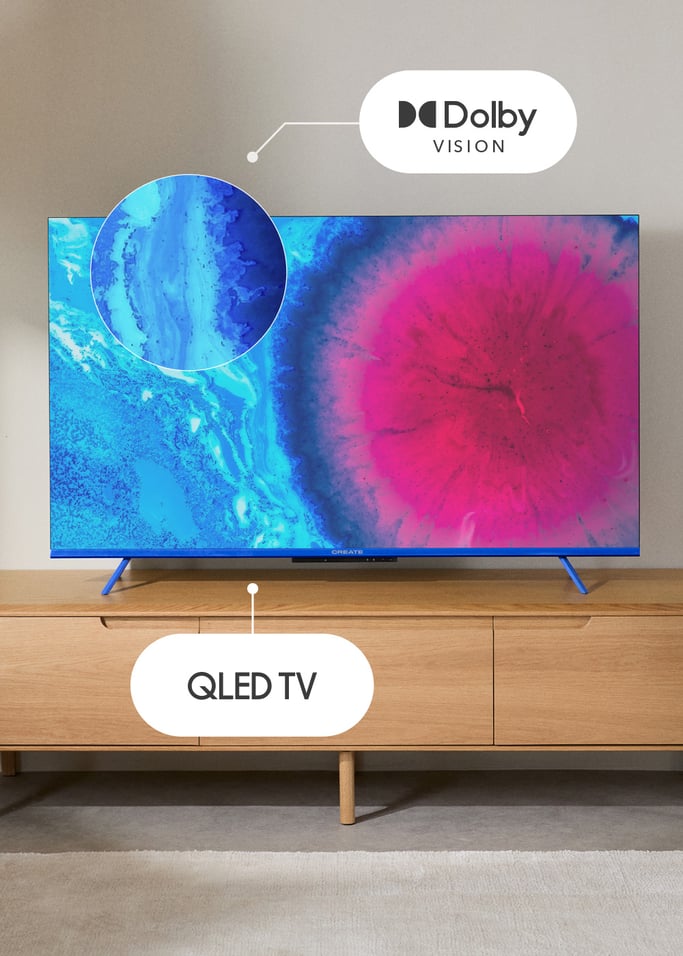 TV COLOR STUDIO - QLED 4K Smart TV with anti-reflective screen and color frame, gallery image 8