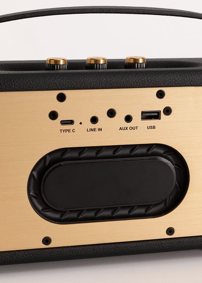 SPEAKER RETRO - Portable speaker with Bluetooth, USB, and AUX , gallery image 7