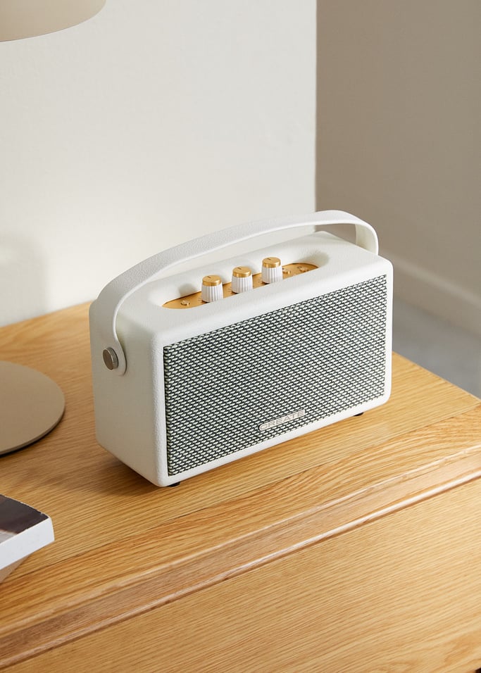 SPEAKER RETRO - Portable speaker with Bluetooth, USB, and AUX , gallery image 1