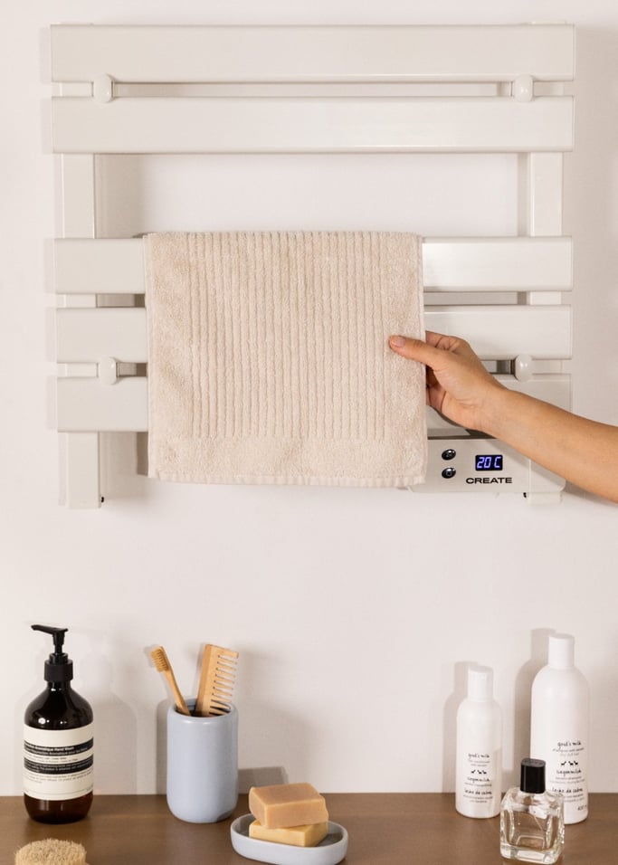 WARM TOWEL MINI - Electric floor-standing or wall-mounted towel rail 150W, gallery image 2