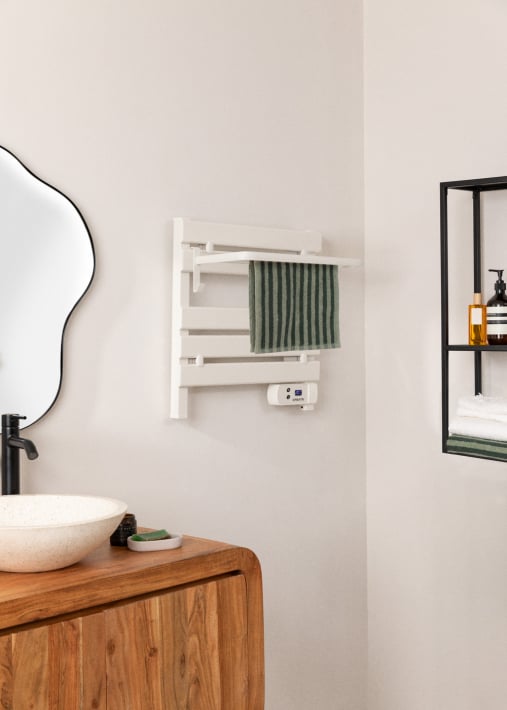 Buy WARM TOWEL MINI - Electric floor-standing or wall-mounted towel rail 150W