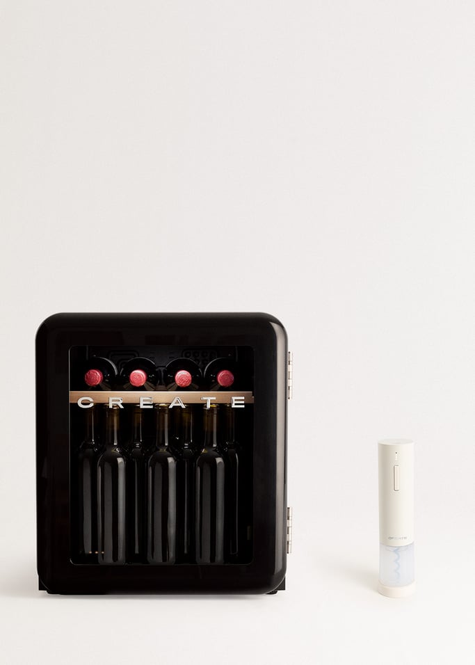 WINECOOLER RETRO - Retro-style electric wine cooler for 12, 45 or 76 bottles, gallery image 1
