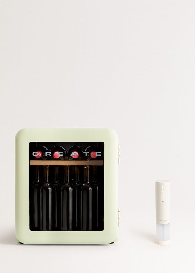 WINECOOLER RETRO - Retro-style electric wine cooler for 12, 45 or 76 bottles, gallery image 1