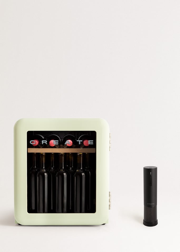 WINECOOLER RETRO - Retro-style electric wine cooler for 12, 45 or 76 bottles, gallery image 1