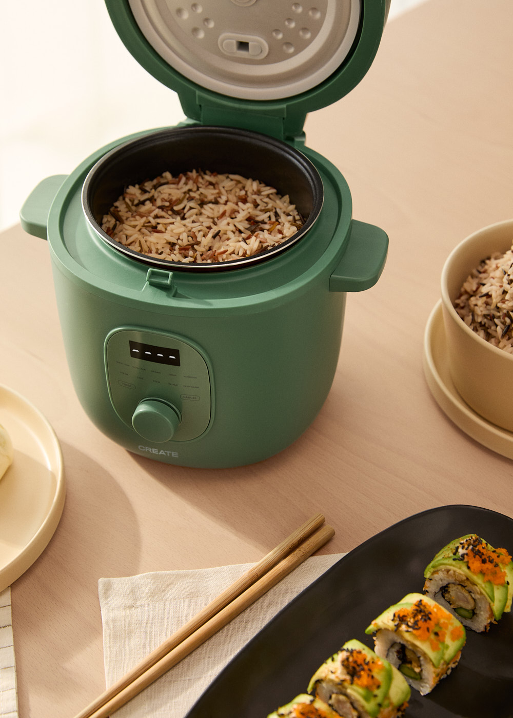 Rectangle Rice Cooker Multifunctional electric rice cooker with steamer basket - RICE COOKER ...