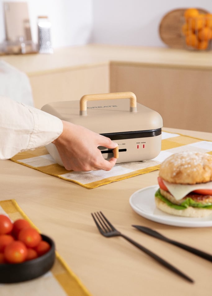 STONE STUDIO PRO - Multifunction grill with 180º opening, gallery image 3