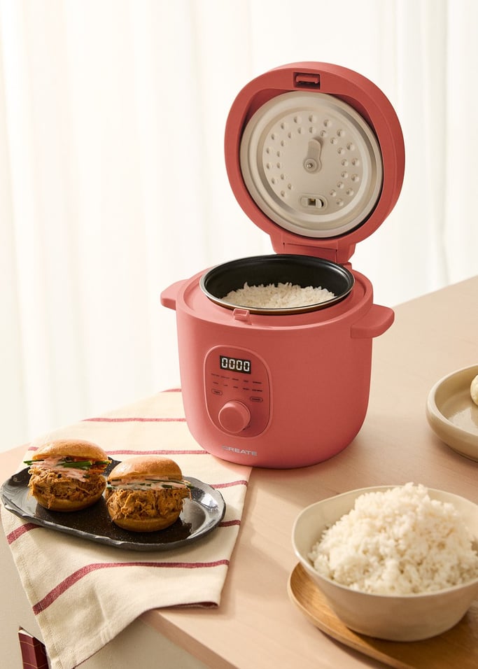 RICE COOKER STUDIO - Multifunctional electric rice cooker with steamer basket, gallery image 2