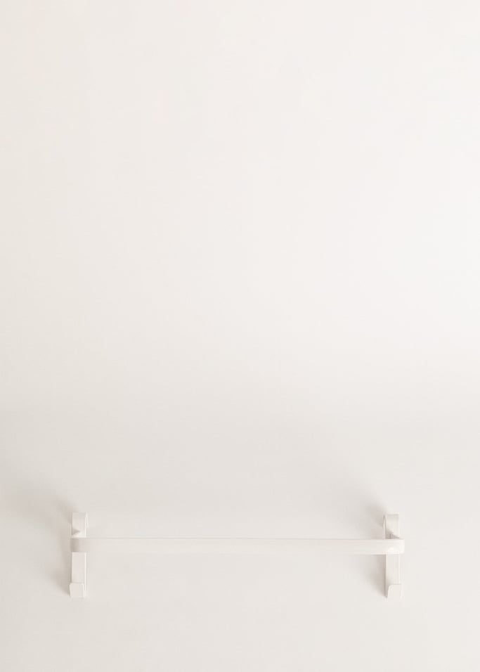 Shelf with hook and one bar for WARM TOWEL towel rail, gallery image 1