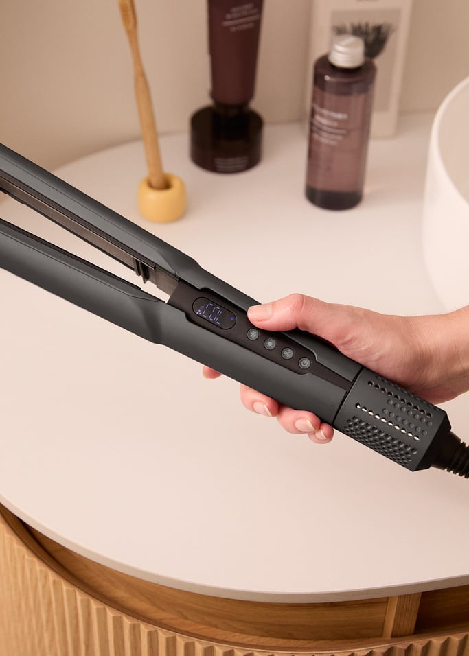 CERAMIC AIR STYLER DUAL - 2-in-1 ionic hair dryer straightener for wet or dry hair with ceramic coating, gallery image 4