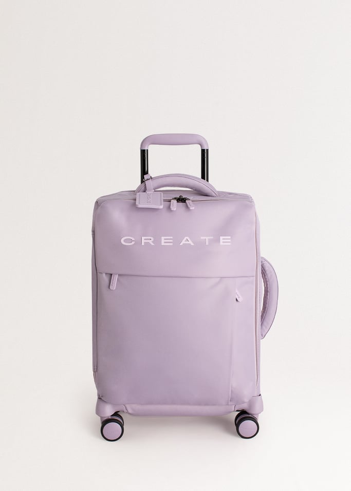 LUGGAGE STUDIO SOFT - Soft polyester suitcase with TSA lock and multidirectional wheels, gallery image 1