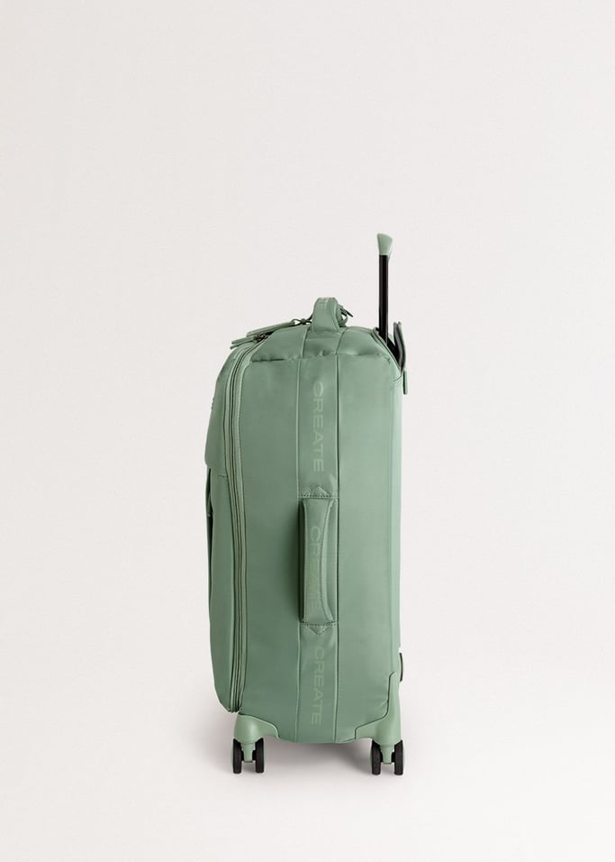 LUGGAGE STUDIO SOFT - Soft polyester suitcase with TSA lock and multidirectional wheels, gallery image 2