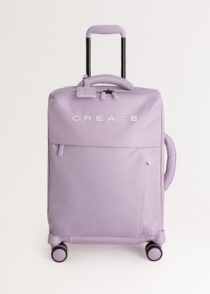 LUGGAGE STUDIO SOFT - Soft polyester suitcase with TSA lock and multidirectional wheels, gallery image 1