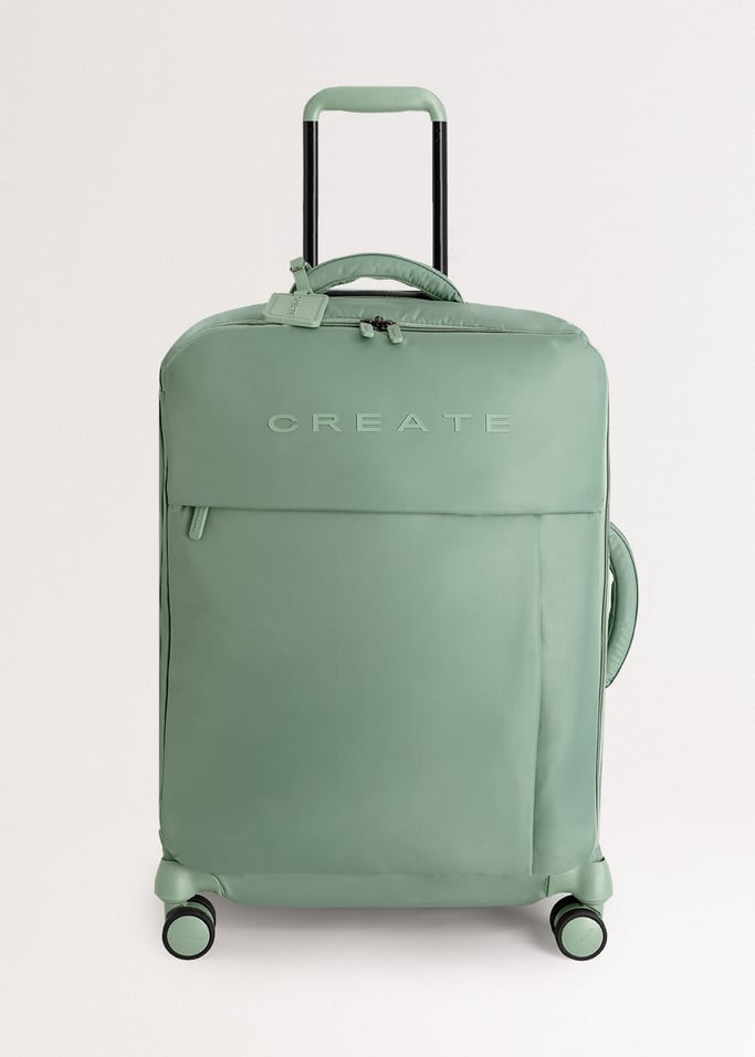 LUGGAGE STUDIO SOFT - Soft polyester suitcase with TSA lock and multidirectional wheels, gallery image 1