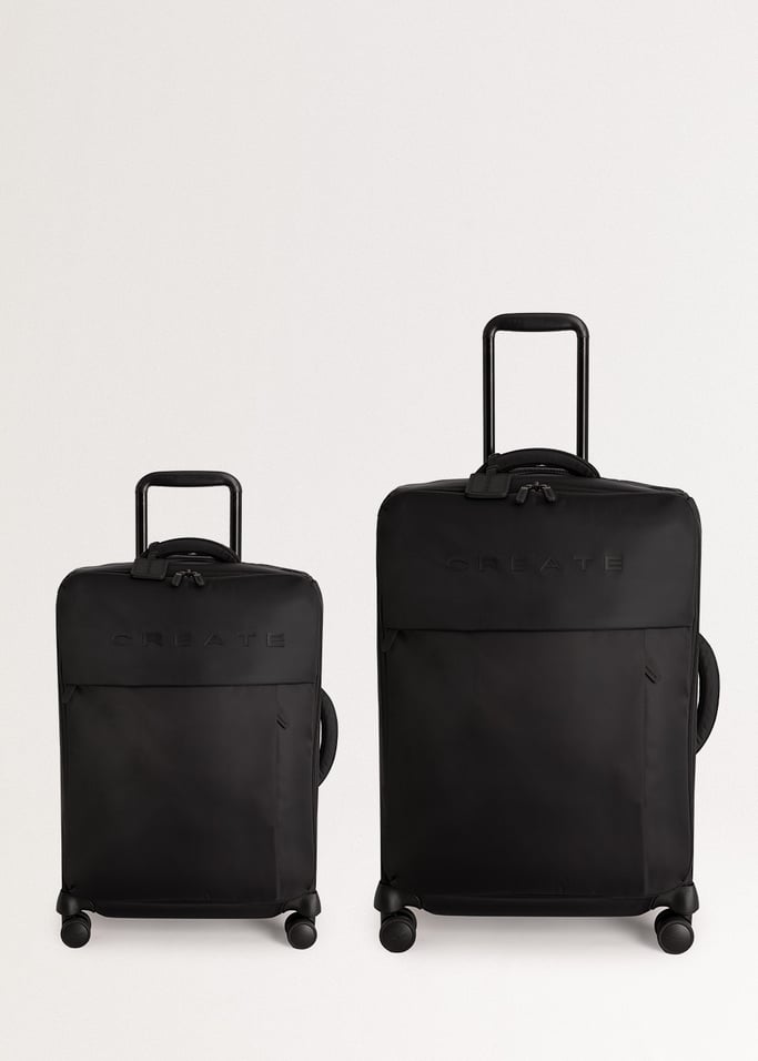 LUGGAGE STUDIO SOFT - Soft polyester suitcase with TSA lock and multidirectional wheels, gallery image 1