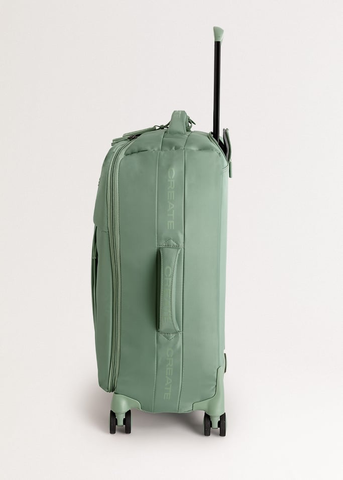 LUGGAGE STUDIO SOFT - Soft polyester suitcase with TSA lock and multidirectional wheels, gallery image 2