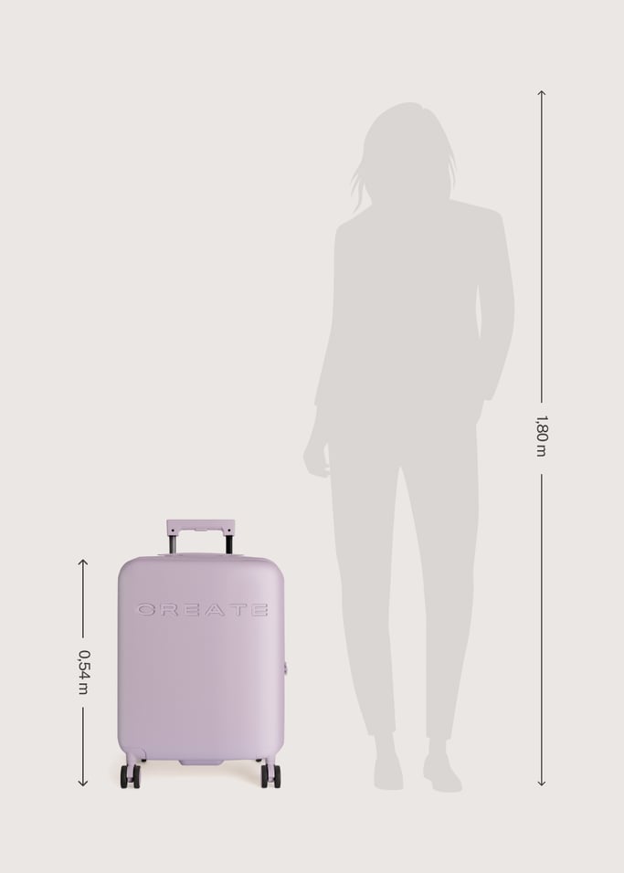 LUGGAGE STUDIO - Rigid polycarbonate suitcase with TSA lock and multidirectional wheels, gallery image 10