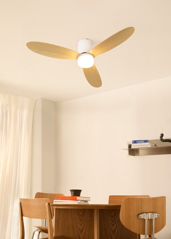 WIND LITE - 40W silent ceiling fan Ø132 cm suitable for indoor and outdoor use, gallery image 2