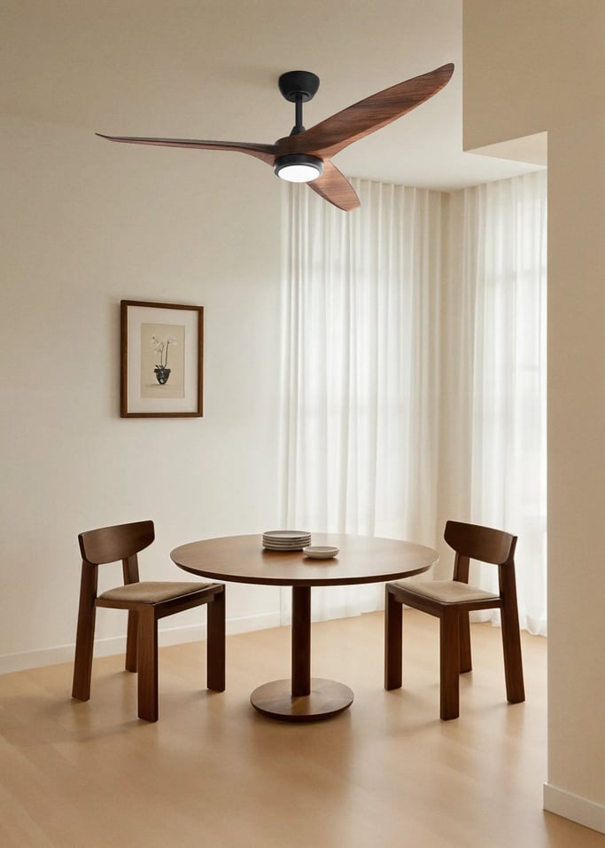 WIND CENTURY - Ceiling fan 40W silent Ø152 cm 100% wood, gallery image 1