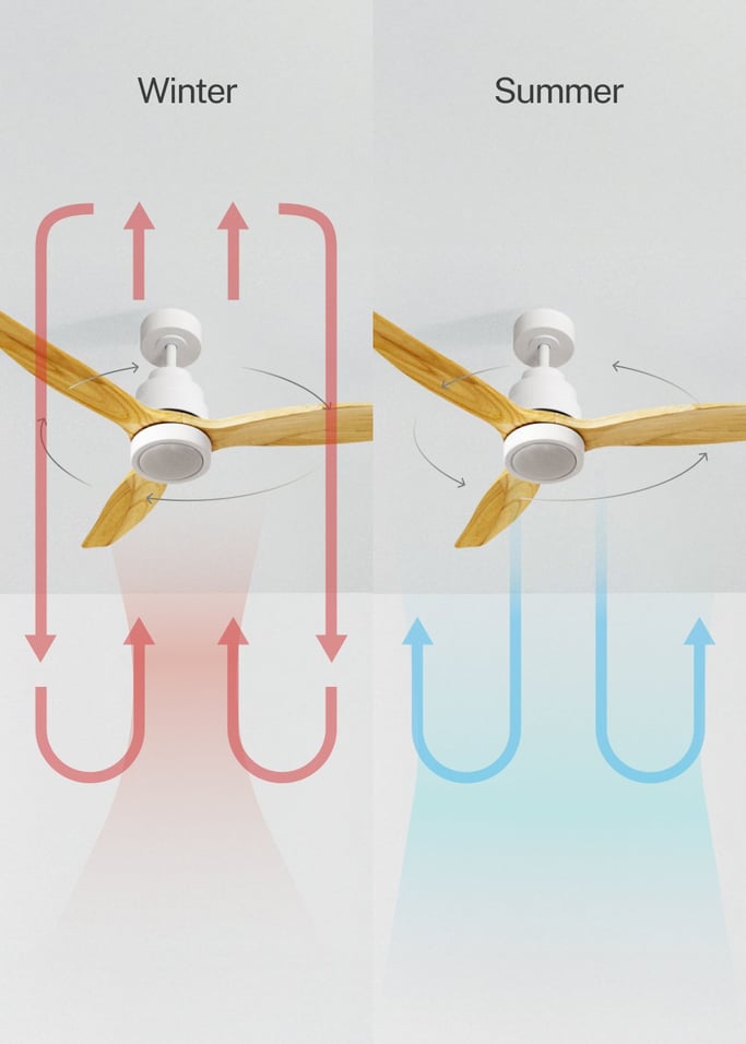 WIND STYLANCE - Silent 40W ceiling fan 100% wood various sizes, gallery image 3