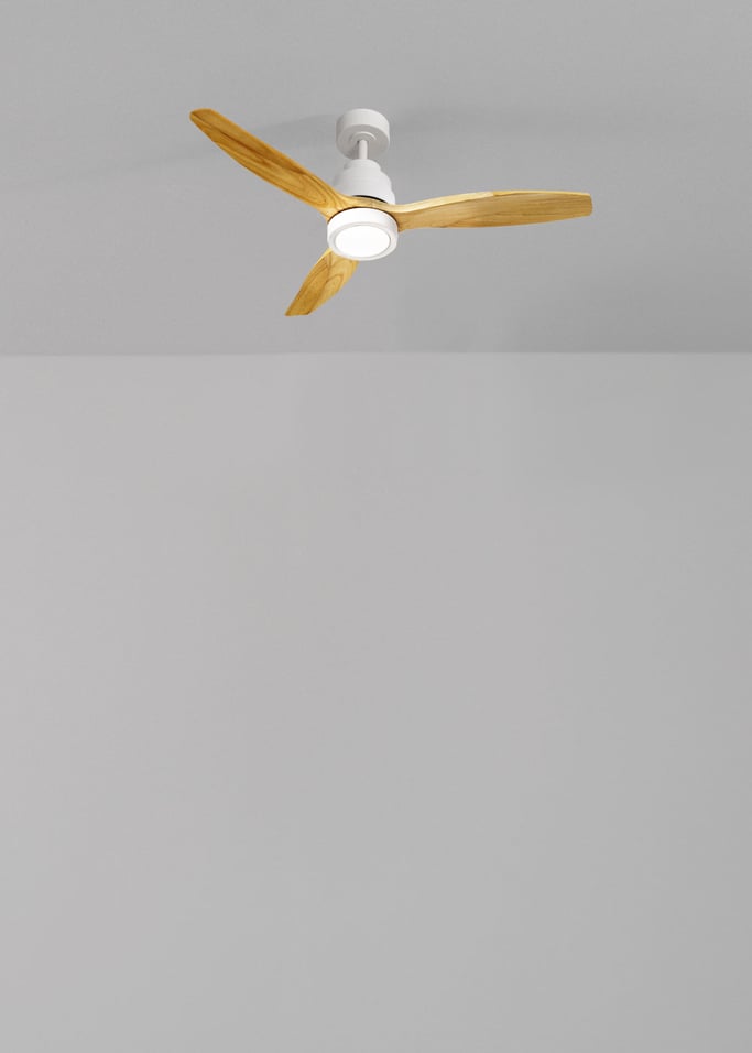 WIND STYLANCE - Silent 40W ceiling fan Ø132 cm 100% Holz, gallery image 2