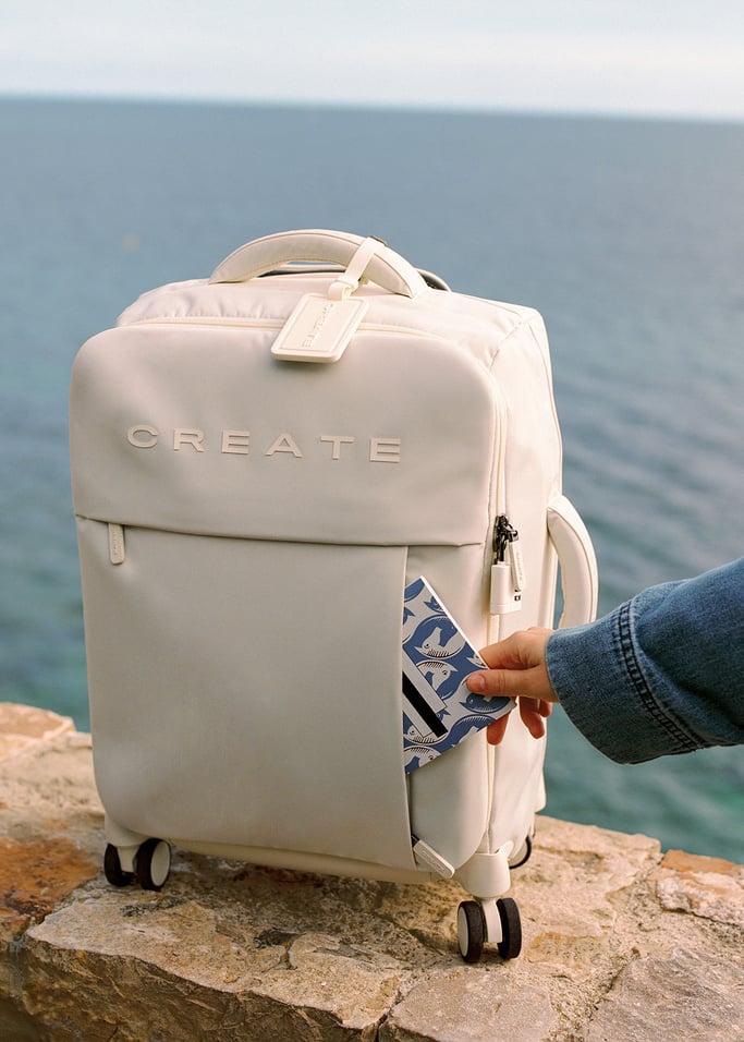 LUGGAGE STUDIO SOFT - Soft polyester suitcase with TSA lock and multidirectional wheels, gallery image 2