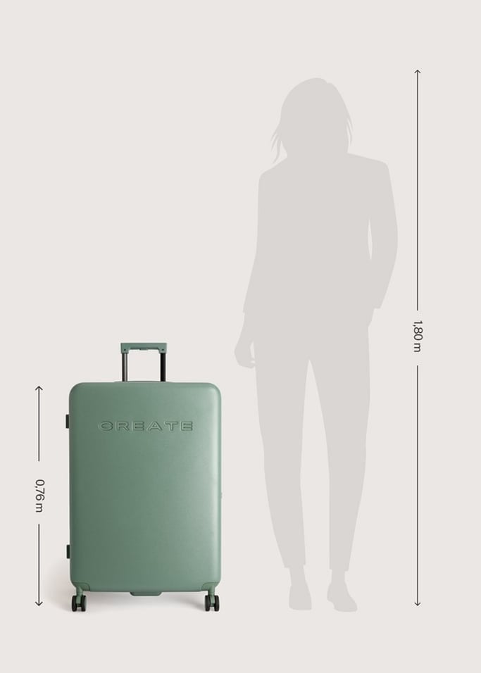 LUGGAGE STUDIO - Rigid polycarbonate suitcase with TSA lock and multidirectional wheels, gallery image 10