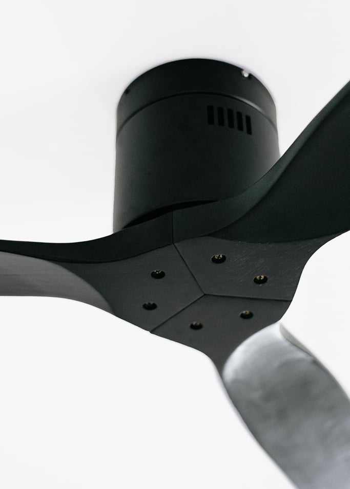 WIND CALM NATURAL WOOD - Silent 40W ceiling fan 100% wood, gallery image 7