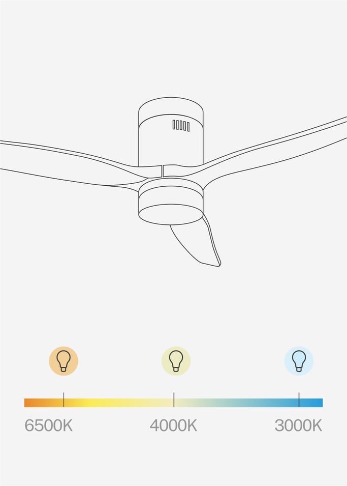 WIND CALM NATURAL WOOD - Silent 40W ceiling fan 100% wood, gallery image 6