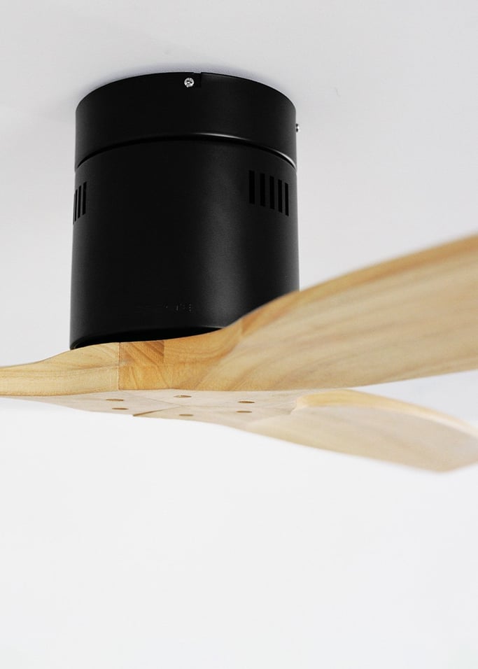 WIND CALM NATURAL WOOD - Silent 40W ceiling fan 100% wood, gallery image 6
