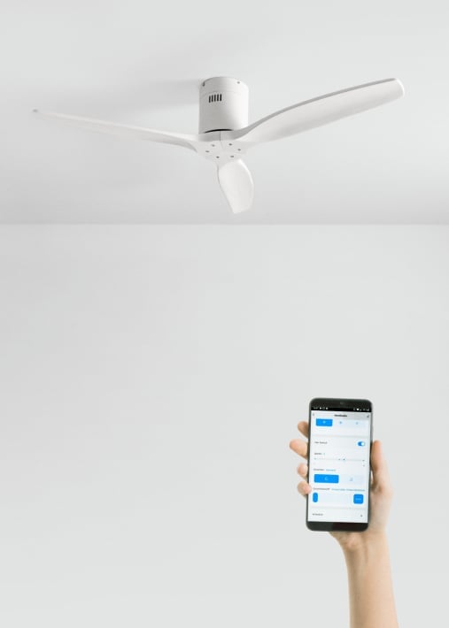 Buy WIND CALM NATURAL WOOD - Silent 40W ceiling fan 100% wood various sizes