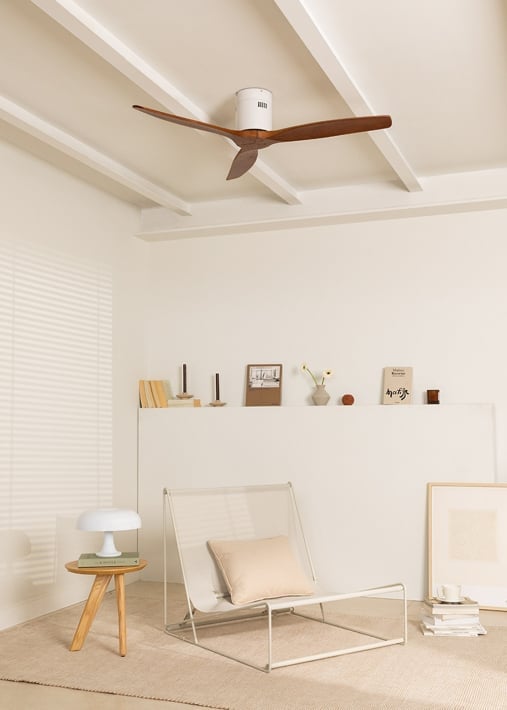 Buy WIND CALM NATURAL WOOD - Silent 40W ceiling fan 100% wood