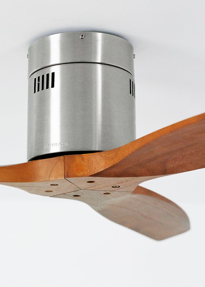 WIND CALM NATURAL WOOD - Silent 40W ceiling fan 100% wood, gallery image 6