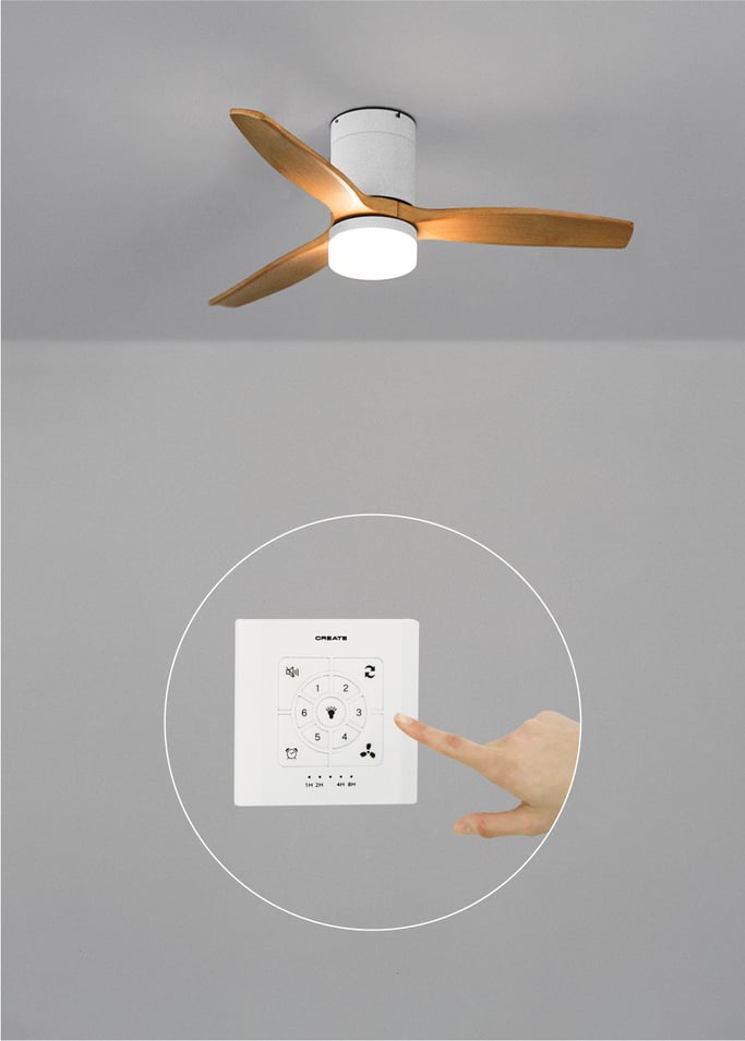 WIND CALM - Ceiling fan 40W silent various sizes suitable for indoor and outdoor use, gallery image 2