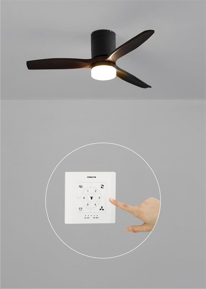 WIND CALM - Ceiling fan 40W silent various sizes suitable for indoor and outdoor use, gallery image 2