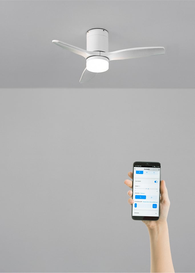 WIND CALM - Ceiling fan 40W silent various sizes suitable for indoor and outdoor use, gallery image 2