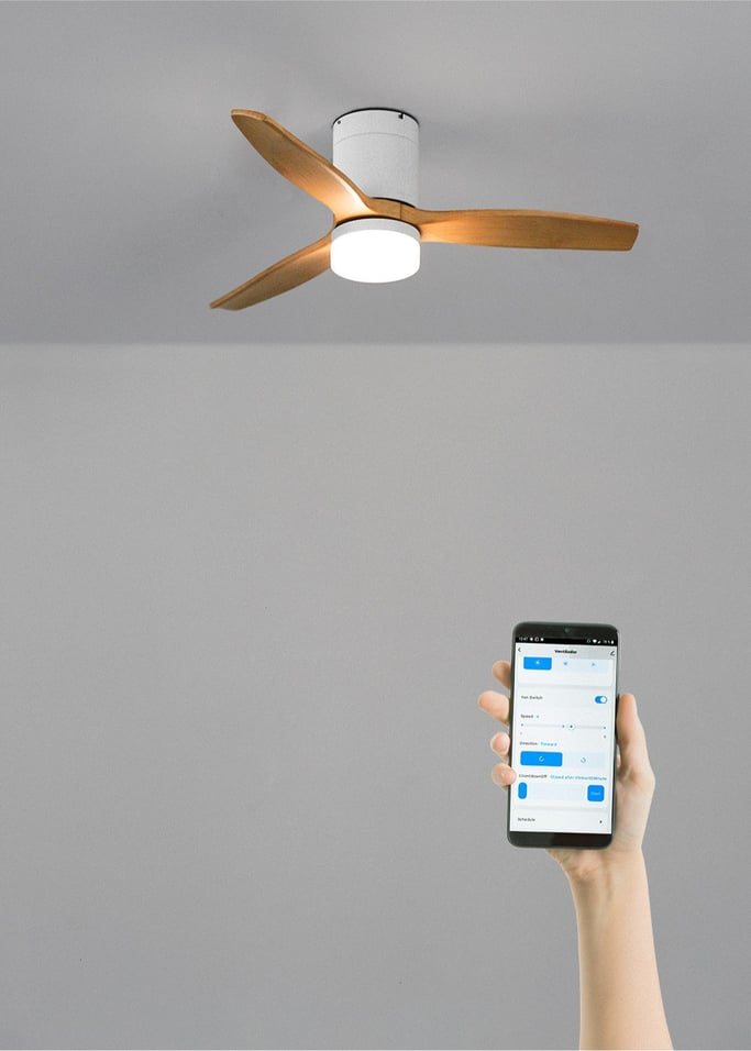 WIND CALM - Ceiling fan 40W silent various sizes suitable for indoor and outdoor use, gallery image 2