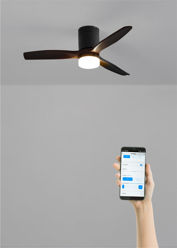 WIND CALM - Ceiling fan 40W silent various sizes suitable for indoor and outdoor use, gallery image 2
