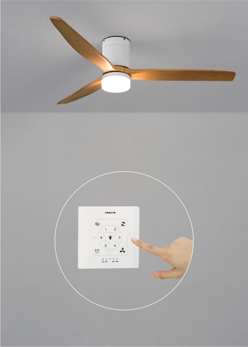Buy WIND CALM - Ceiling fan 40W silent various sizes suitable for indoor and outdoor use