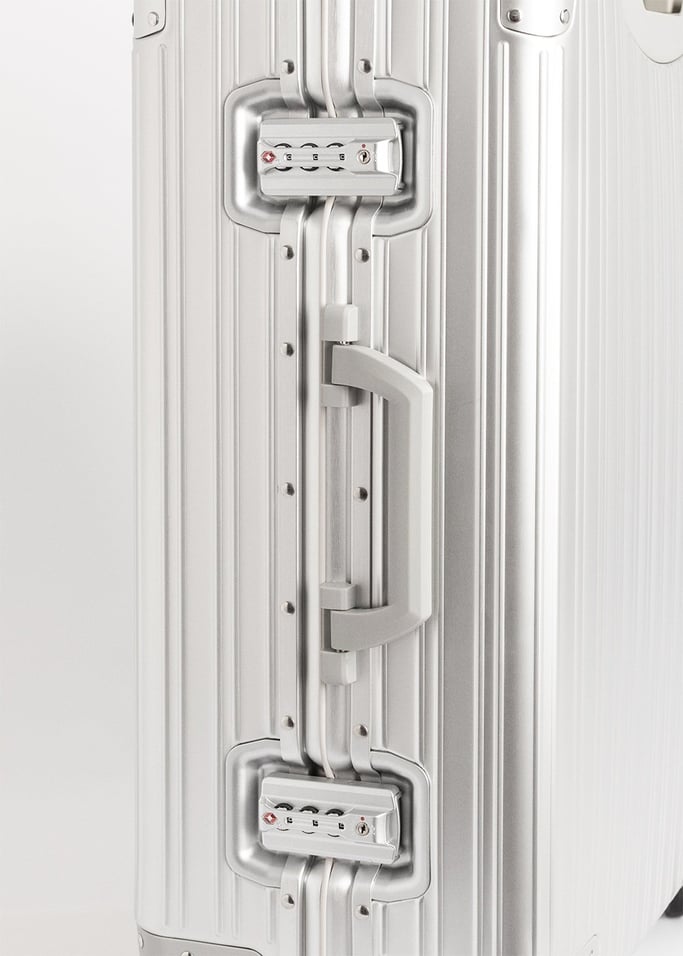 LUGGAGE ALUMINIUM - Aluminium hard-shell suitcase with TSA lock and multidirectional wheels, gallery image 3