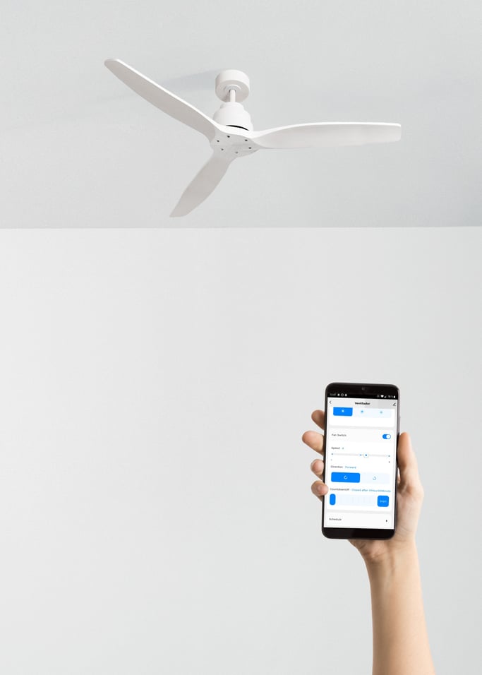 WIND STYLANCE - Silent 40W ceiling fan 100% wood various sizes, gallery image 2