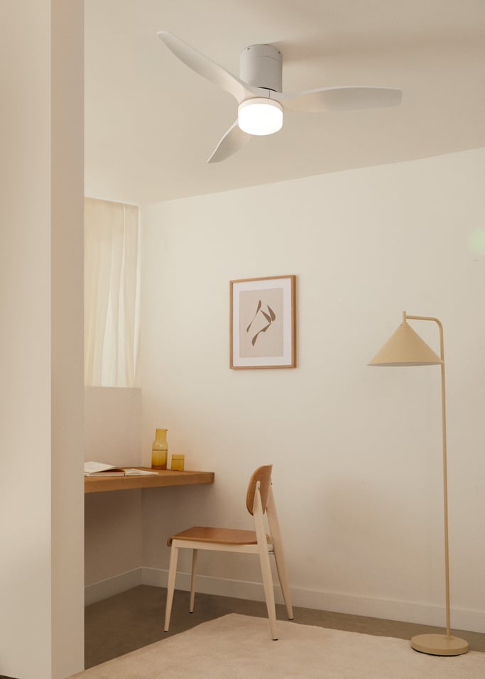 WIND CALM - Ceiling fan 40W silent various sizes suitable for indoor and outdoor use, gallery image 1