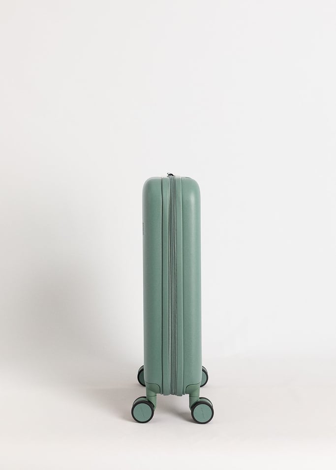LUGGAGE STUDIO FOLDABLE - Foldable rigid cabin suitcase made of polycarbonate with TSA Lock and multidirectional wheels, gallery image 1
