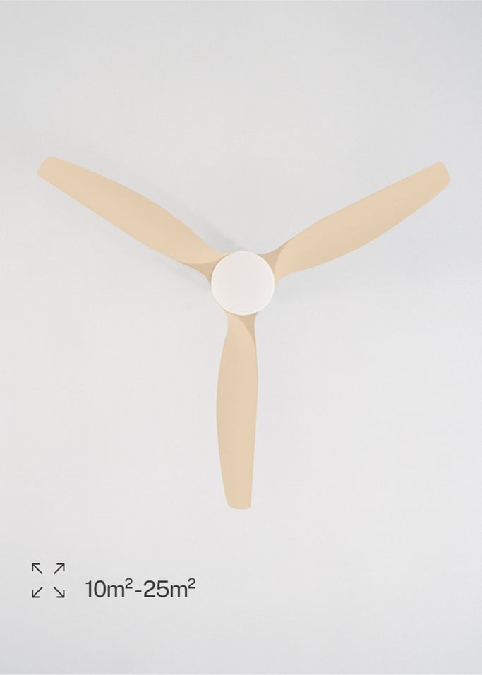 WIND CALM - Quiet 40W ceiling fan with technical ABS blades various sizes, gallery image 6